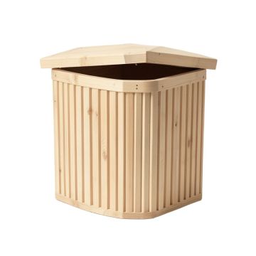 Reed Bluff Closed Garden Compost Bin - Beige