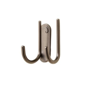 Wall Mounted Decorative Double Prong Robe Hook