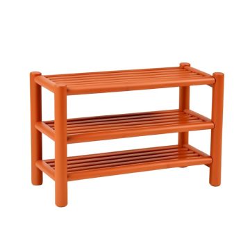 Bay Edge Shoe Storage Bench - Terracotta
