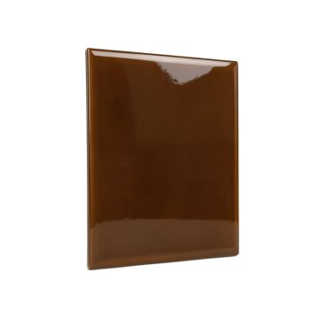 3 '' X 6 '' Glass Wood Look Tile In Glossy Brown