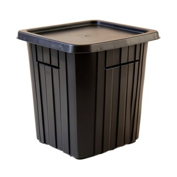 Lake Canyon Closed Garden Compost Bin - Black