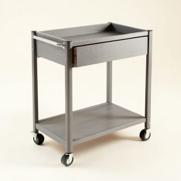 Vale Arc Empty Rolling Workshop Cart - Gray (synthetic illustration; no displayed measurements)