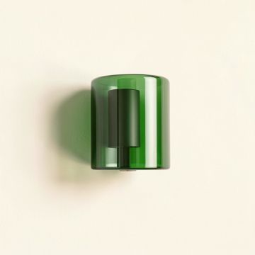 Glen Arc Wall Sconce Mounted On A Plain Wall (synthetic illustration; no displayed measurements)