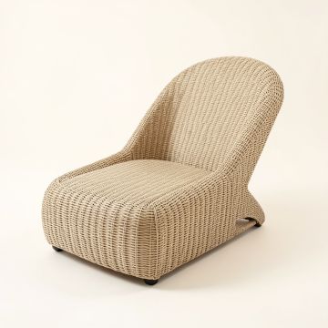 Bay Brook Outdoor Lounge Chair - Beige (synthetic illustration; no displayed measurements)