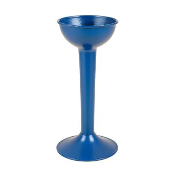 Spruce Crest Empty Candle Holder - Blue
