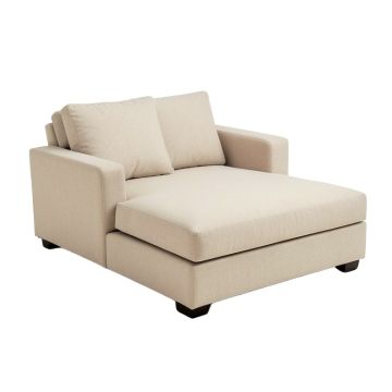 Futon Sofa Bed Modern Linen Upholstered Couch
