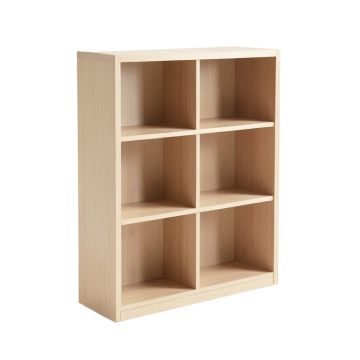 Brook Canyon Freestanding Bookcase - Beige