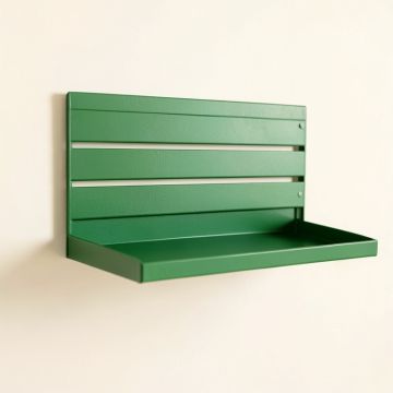 Harbor Edge Wall-Mounted Entryway Organizer Shelf - Green (synthetic illustration; no displayed measurements)