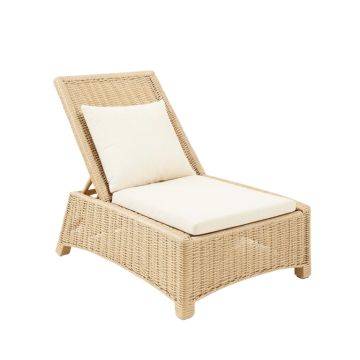 Hazel Bridge Outdoor Lounge Chair - Cream