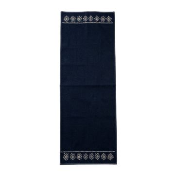 Dune Bend Narrow Runner Rug - Navy