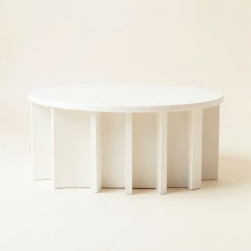Reed Crest Shoe Storage Bench - White (synthetic illustration; no displayed measurements)