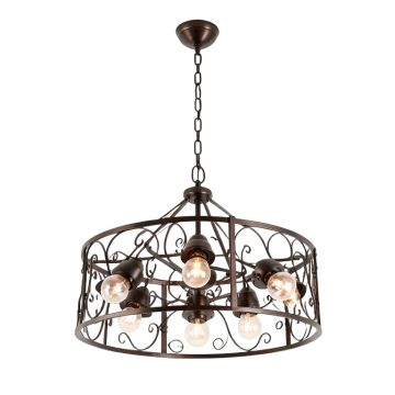 Allegro 8-Light Unique / Statement Drum Chandelier