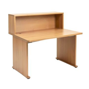 Fadel Floating Desk With Hutch