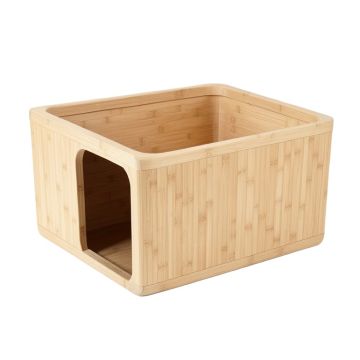 Stone Branch Empty Furniture-Style Litter Enclosure - Beige