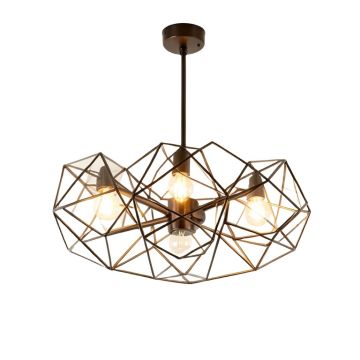 Iain 6-Light Unique / Statement Geometric Chandelier