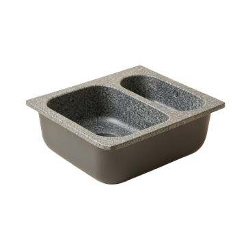 33 '' L X 22 '' W Double Bowl Dual Mount Kitchen Sink
