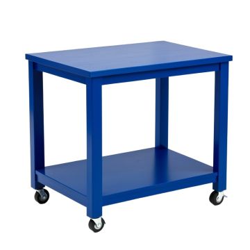Slate Bend Empty Rolling Workshop Cart - Blue