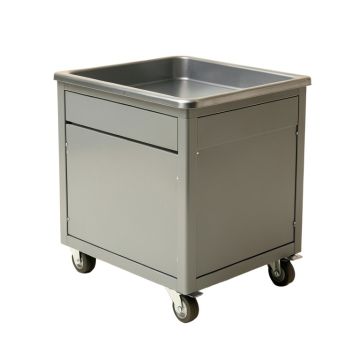 Laurel Crossing Empty Rolling Workshop Cart - Gray