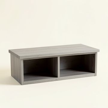 Shore Bend Shoe Storage Bench - Gray (synthetic illustration; no displayed measurements)