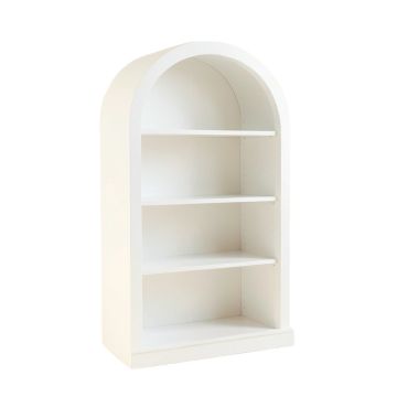 Alder Field Freestanding Bookcase - White