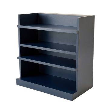 Oak Crest Desktop Shelving Unit - Navy