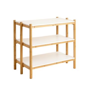Clay Bluff Empty Countertop Canister Rack - White