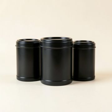 Otto 3 Piece Coffee , Tea & Sugar Jar Set (synthetic illustration; no displayed measurements)