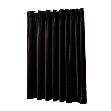 Balone Velvet Solid Blackout Thermal Pinch Pleat Single Curtain Panel
