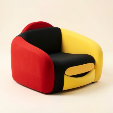 Pixar Cars 2 In 1 Flip Open Kids Foam Couch (synthetic illustration; no displayed measurements)