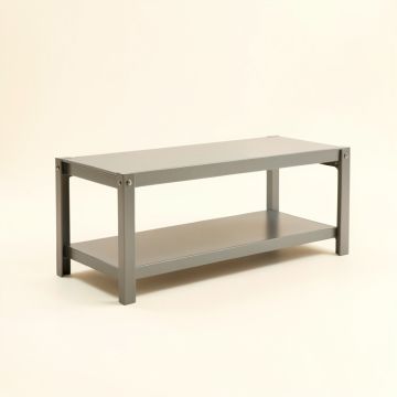 Elm Dale Narrow Outdoor Storage Bench - Gray (synthetic illustration; no displayed measurements)