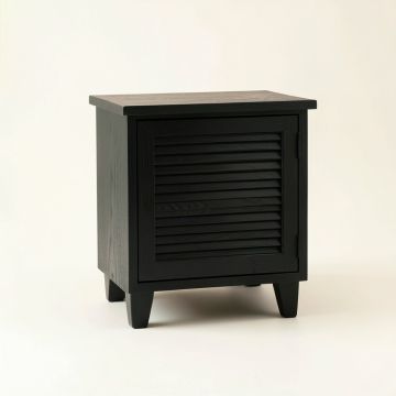 Heath Edge Nightstand - Black (synthetic illustration; no displayed measurements)