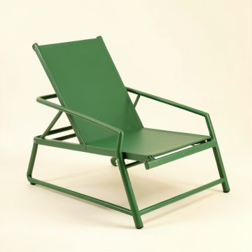 Sage Crossing Outdoor Lounge Chair - Green (synthetic illustration; no displayed measurements)