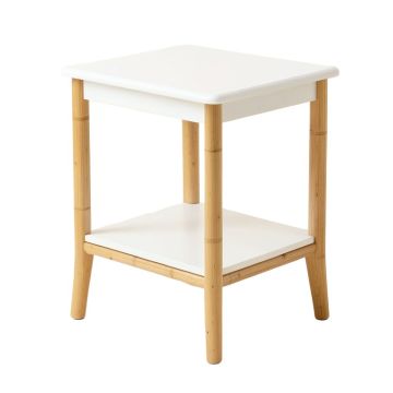 Pine Branch Side Table - White