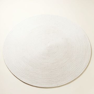 Field Brook Round Area Rug - White (synthetic illustration; no displayed measurements)