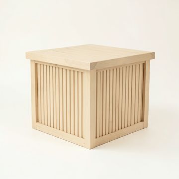 Shore Bluff Closed Outdoor Storage Box - Beige (synthetic illustration; no displayed measurements)