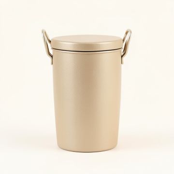 Field Crossing Storage Canister With Lid - Beige (synthetic illustration; no displayed measurements)
