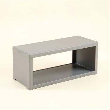 Aspen Branch Narrow Outdoor Storage Bench - Gray (synthetic illustration; no displayed measurements)