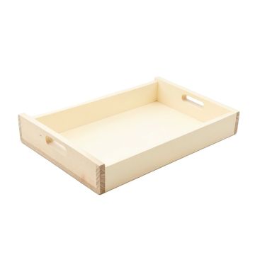 Maple Branch Serving Tray - Cream (synthetic illustration; no displayed measurements)