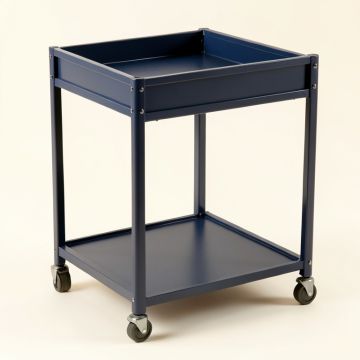 Harbor Arc Empty Rolling Workshop Cart (synthetic illustration; no displayed measurements)