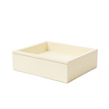 Hill Branch Desktop Monitor Riser - Ivory
