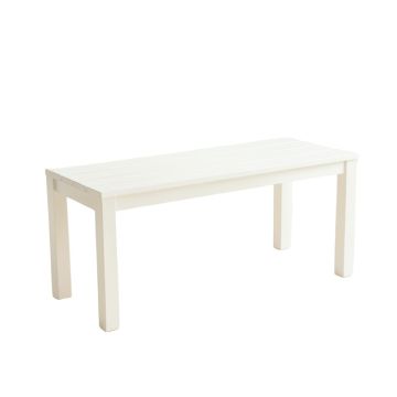 Wren Dell Indoor Bench - White