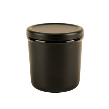 River Bluff Storage Canister With Lid - Black