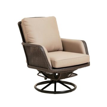 Peery Outdoor Swivel Patio Chair With Cushions