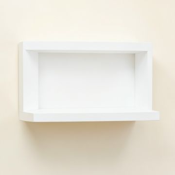 Laurel Brook Wall-Mounted Shelf - White (synthetic illustration; no displayed measurements)