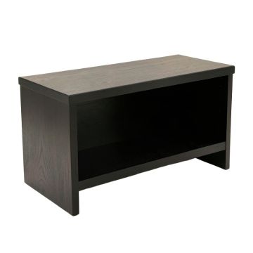 Hazel Brook Shoe Storage Bench - Black