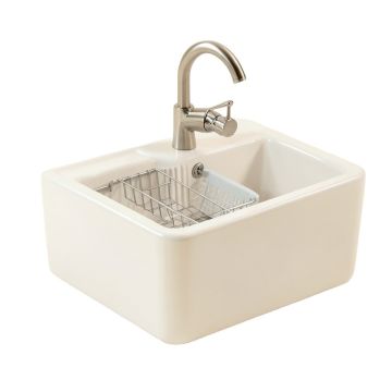 33 '' L X 21 '' W Farmhouse Kitchen Sink With Sink Grid And Basket Strainer
