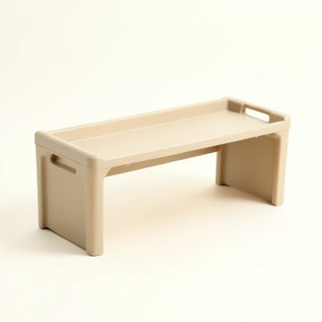 Moss Canyon Narrow Outdoor Storage Bench - Beige (synthetic illustration; no displayed measurements)