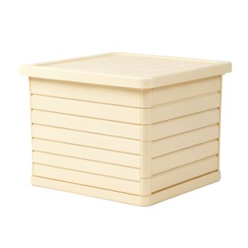 Spruce Bluff Closed Outdoor Storage Box - Ivory