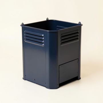 Vale Canyon Closed Garden Compost Bin - Navy (synthetic illustration; no displayed measurements)