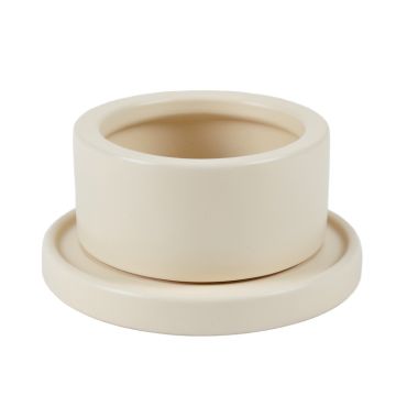 Rowan Bend Empty Candle Holder - Ivory